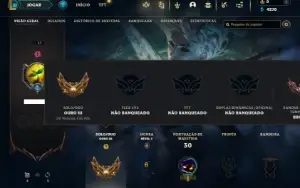 Ouro 3 com 35 Champs e 5 Skins