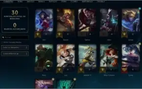 CONTA LVL 30 UNRANKED