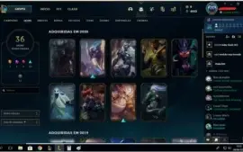 Conta lol lvl 230
