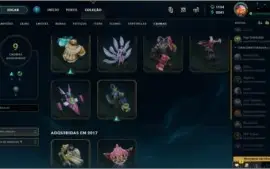 Conta League Of Legends - GOLD 4 - 190 Skins - Todos Heróis