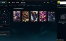Ouro S8 com borda e skin Vitoriosa - Email não confirmado