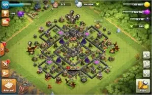 Clash of clans cv 9 full