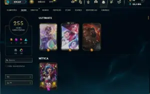 Bronze 4 com TODOS os champs e 255 Skins