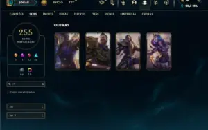 Bronze 4 com TODOS os champs e 255 Skins