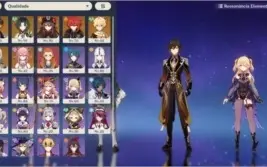 AR 55 Hutao + Homa + Zhongli + Xiao + Yae Miko ++++