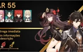 AR 55 Hutao + Homa + Zhongli + Xiao + Yae Miko ++++