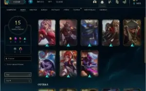 3 contas de league of legends Gold