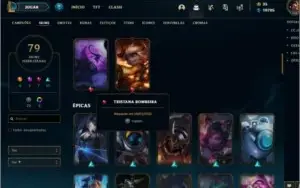 CONTA LEAGUE OF LEGENDS
