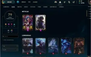 CONTA LEAGUE OF LEGENDS