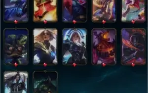 Conta league of legends, nível 217 com 127 skins