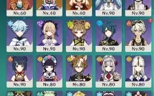 Ar 60 - Todos Os Personagens Do Jogo (Exceto Itto E Albedo)