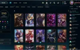 Conta de LoL Gold 290 skins +
