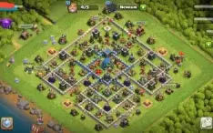 Clash Of Clans Cv 12, 90% Full, Com Skins E Level 140