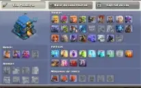 Clash Of Clans Cv 12, 90% Full, Com Skins E Level 140