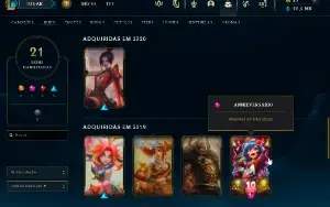 Conta LOL de 2014 ( Level 38 - 33 champs - 21 skins  e +