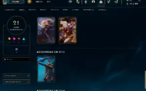 Conta LOL de 2014 ( Level 38 - 33 champs - 21 skins  e +