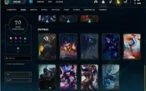 Conta Bronze 1 com 50 Champs e 20 Skins