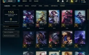 Conta Bronze 1 com 50 Champs e 20 Skins