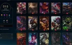 conta lol lvl 398, 215 skins muitas capsulas da tw prime
