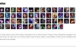 Conta ouro 4 com 57 Champs e 16 Skins