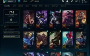 Conta ouro 4 com 57 Champs e 16 Skins