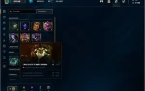 Conta ouro 4 com 57 Champs e 16 Skins
