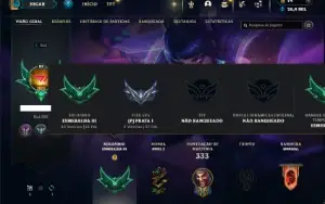 Esmeralda 3 com 130 Champs e 120 Skins ( MAIN ADC )