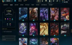 Esmeralda 3 com 130 Champs e 120 Skins ( MAIN ADC )