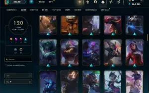 Esmeralda 3 com 130 Champs e 120 Skins ( MAIN ADC )