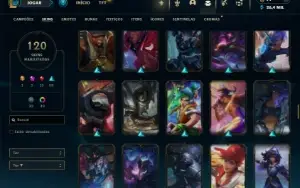 Esmeralda 3 com 130 Champs e 120 Skins ( MAIN ADC )