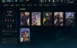 Esmeralda 3 com 130 Champs e 120 Skins ( MAIN ADC )