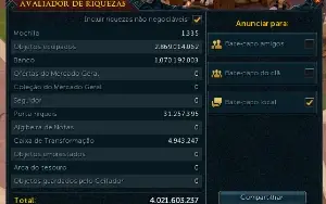 Conta RS3 Total Lv: 2726