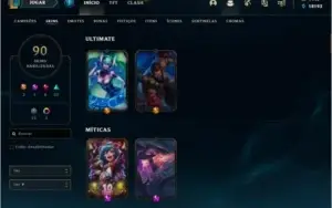 Conta LOL Level 200+    18K~EA    1400RP