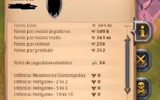 Conta Albion 368M de fama + 120M de FAMA AMARELA + 10M prata
