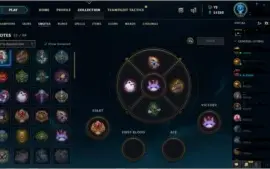 Conta lol Plat 4 Soloq, tds campeões 51k de essência,73 skin