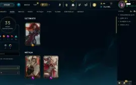 Conta League of Legends - Diamante 2 / 35 Skins