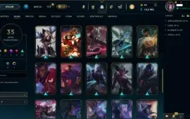Conta League of Legends - Diamante 2 / 35 Skins