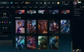 Conta League of Legends - Diamante 2 / 35 Skins