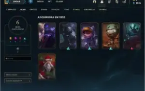 Conta lol platina 4, wr alto