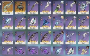 conta de genshin com 8 personagens 5 estrelas