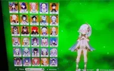 Conta genshin impact AR60! Vários personagens 5☆ com constel