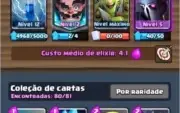 Conta clash arena 12,nível 12