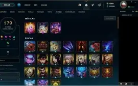 Conta LOL 91 skins e 4k de RP