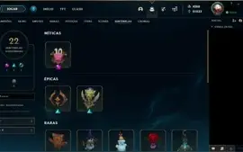Conta LOL 91 skins e 4k de RP