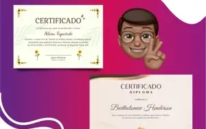 Criação de Arte para Certificado Envio em 24 Horas