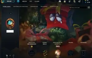CONTA ANTIGA DO LOL DE 2013 COM 77 SKINS!!