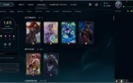 Conta diamante 4 Com 149 skins