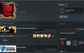 conta steam 7 anos de serviço com 17jogos, VAC BAN CSGO