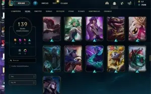 Conta lol Main Diana Gold