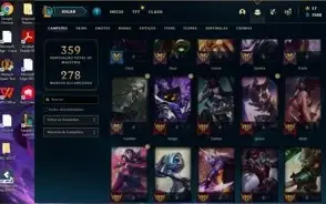 Conta lol Main Diana Gold